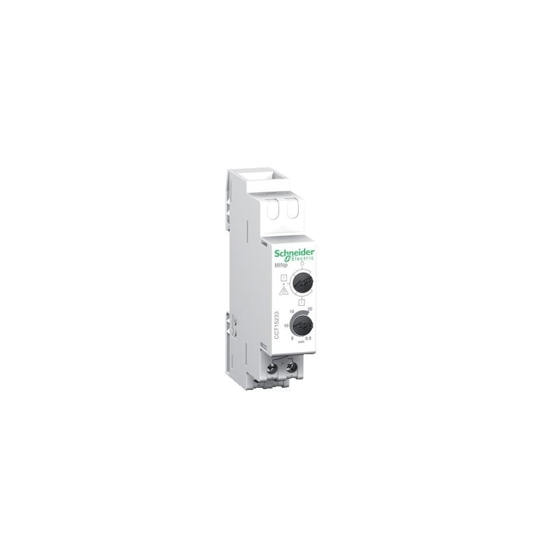 Acti9 MINp minuterie 30s..20mn/1h contact 16A/230Vca fonction télérupteur SCHNEIDER CCT15233
