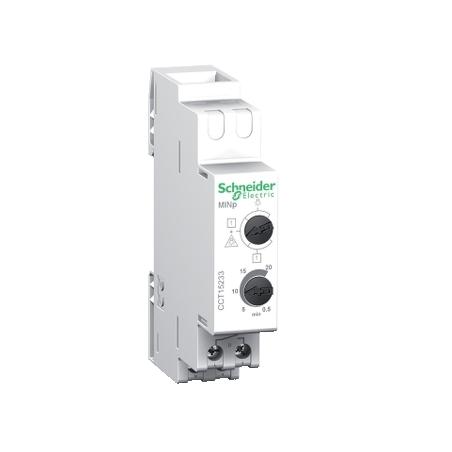 Acti9 MINp minuterie 30s..20mn/1h contact 16A/230Vca fonction télérupteur SCHNEIDER CCT15233