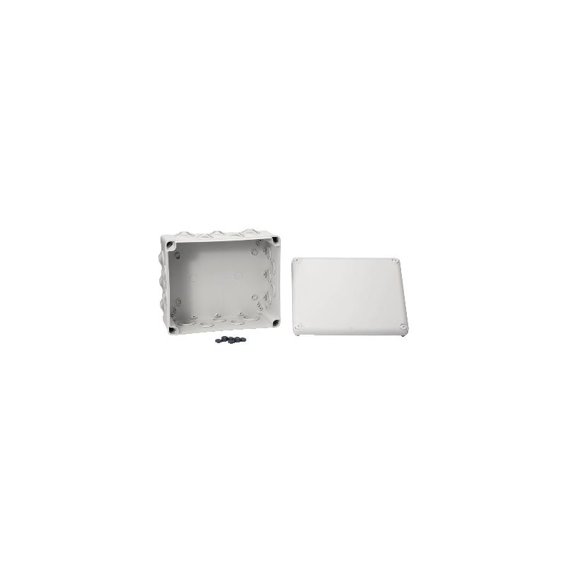 Mureva Box boite de dérivation IP55 + embouts 275x225x120 gris SCHNEIDER ENN05017