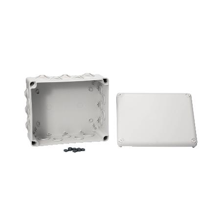 Mureva Box boite de dérivation IP55 + embouts 275x225x120 gris SCHNEIDER ENN05017