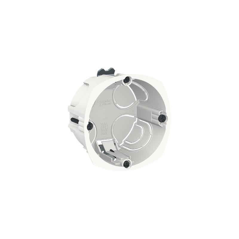 Multifix lot de 300 boîtes d'encastrement + scie clo 1poste diam. 67mm P40mm SCHNEIDER IMT35914P