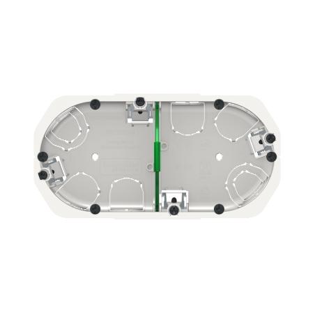 Multifix boîte d'encastrement diam.67mm prof 40mm 2 postes entraxe 71 mm SCHNEIDER IMT35924