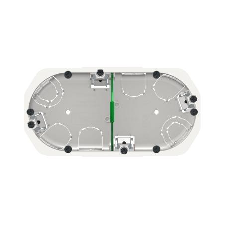 Multifix boîte d'encastrement diam.67mm prof 50mm 2 postes entraxe 71 mm SCHNEIDER IMT35925