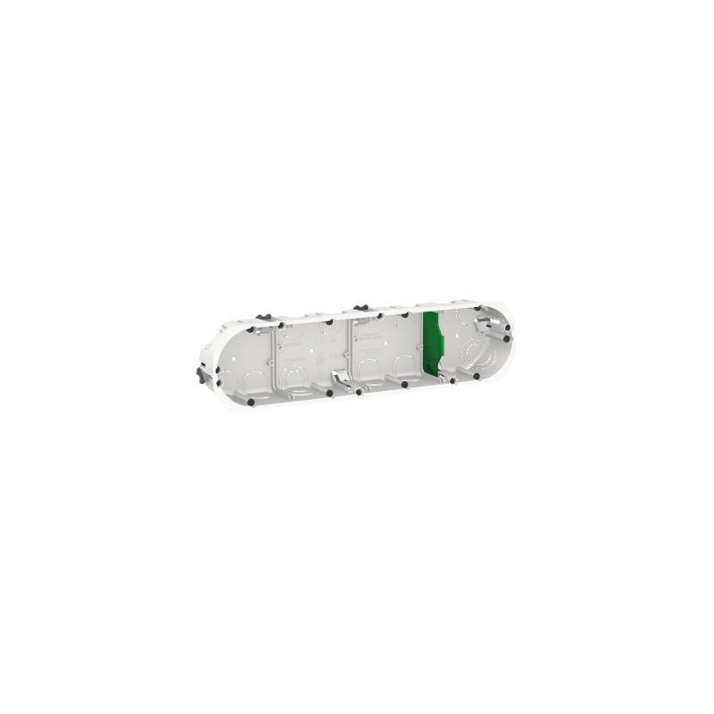 Multifix boîte d'encastrement diam. 67mm prof 40mm 4 postes entraxe 71 mm SCHNEIDER IMT35944