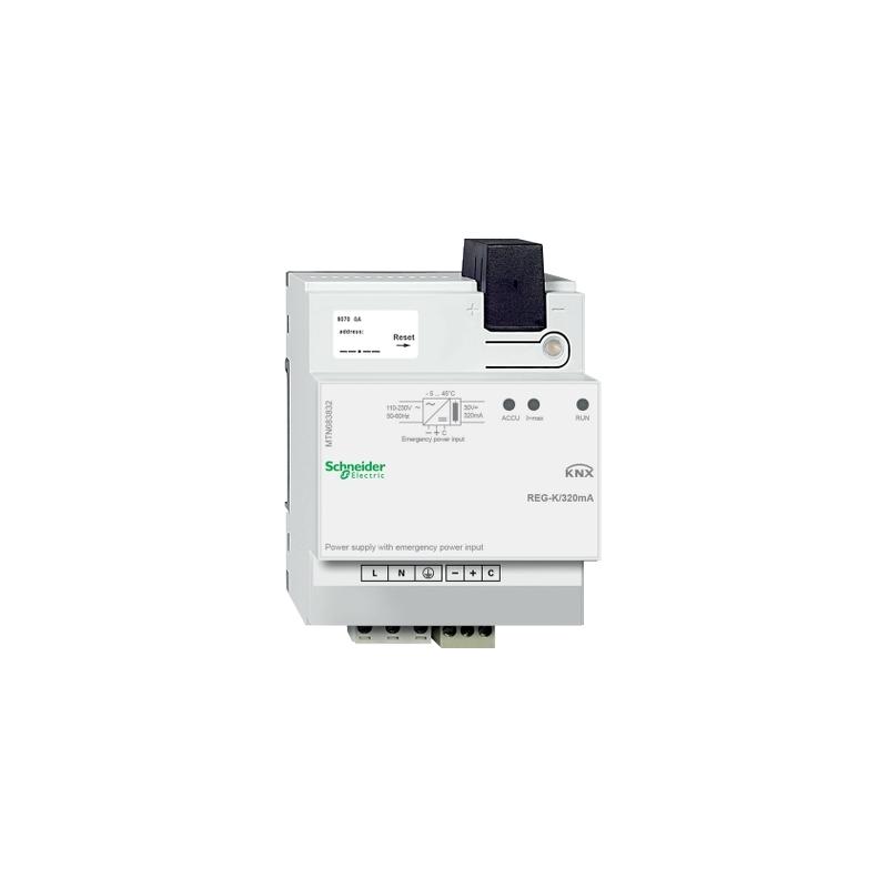 KNX alimentation 320mA avec entrée d'limentation auxiliaire SCHNEIDER MTN683832