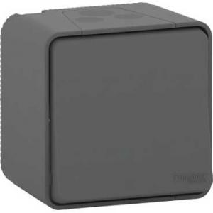 Mureva Styl Interrupteur bipolaire saillie IP55 IK08 connex auto gris SCHNEIDER MUR35033 2