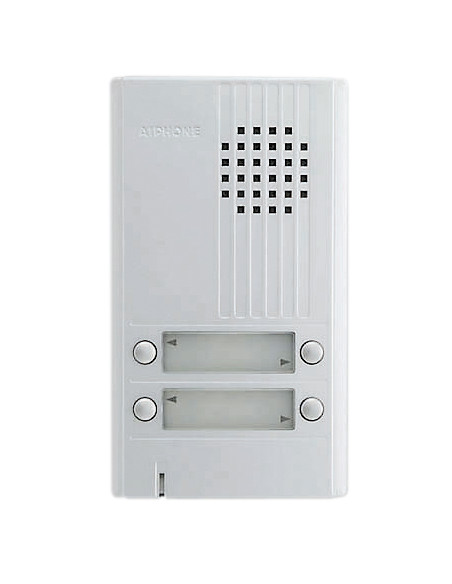 Platine saillie 4 bouton avec Façade aluminium. épaisseur 22mm DA4DS AIPHONE 110542