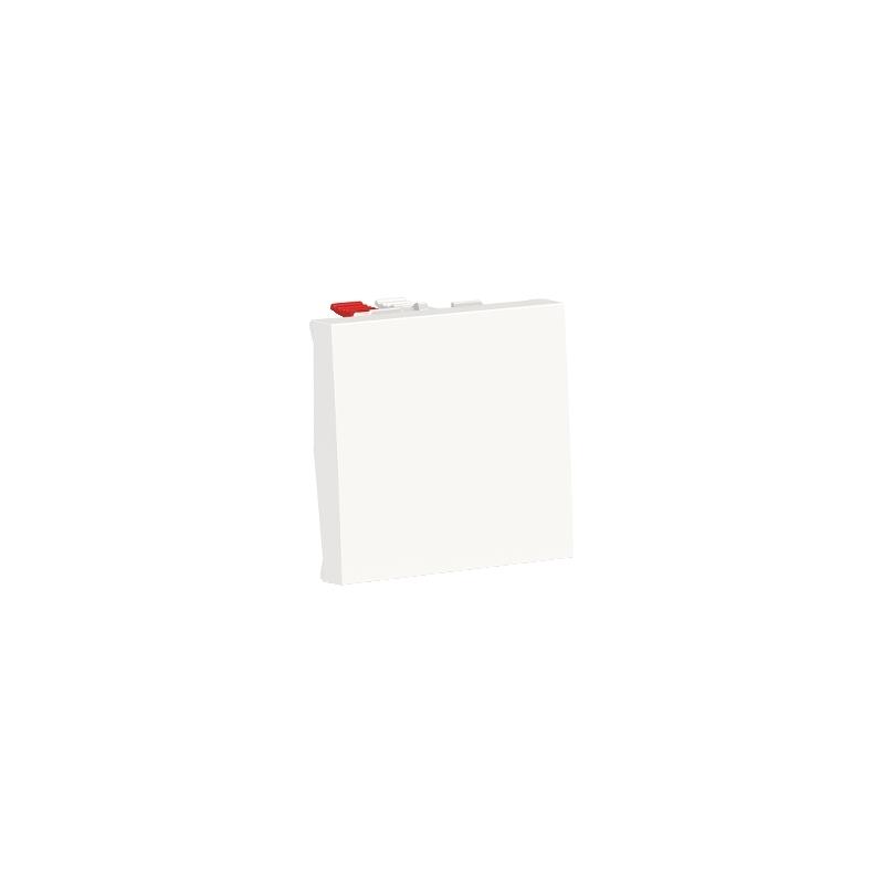 Unica va-et-vient 10A connex rapide 2 mod Blanc antimicrob méca seul SCHNEIDER NU320320