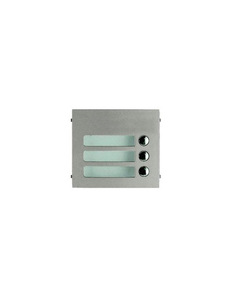 Façade en zamak 3 boutons d'appel pour gtsw GF3P AIPHONE 120006