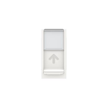 Unica prise RJ45 simple cat 6 FTP 1 mod Blanc méca seul SCHNEIDER NU344718