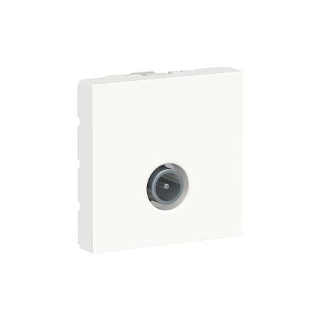 Unica prise télévision TV mâle individuel 2 mod Blanc méca seul SCHNEIDER NU346218