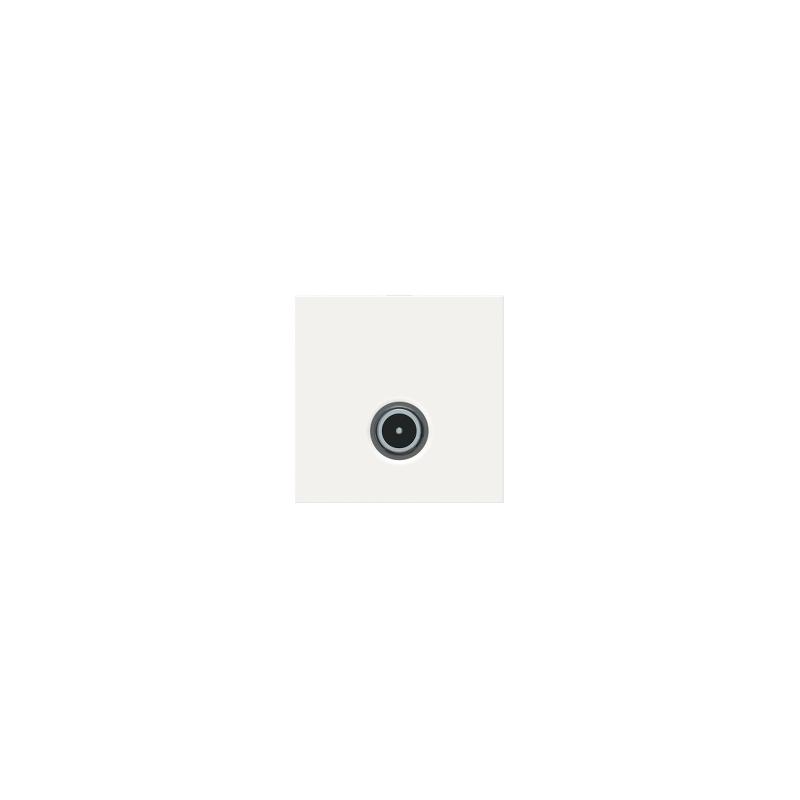 Unica prise télévision TV mâle individuel 2 mod Blanc méca seul SCHNEIDER NU346218