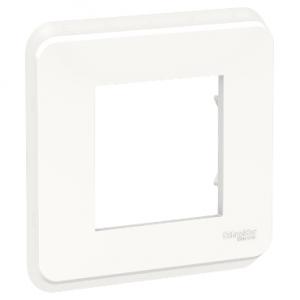 Unica Pro plaque de finition Blanc 1 poste SCHNEIDER NU400218 2