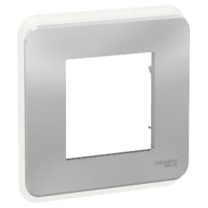 Unica Pro plaque de finition Alu 1 poste SCHNEIDER NU400230 2