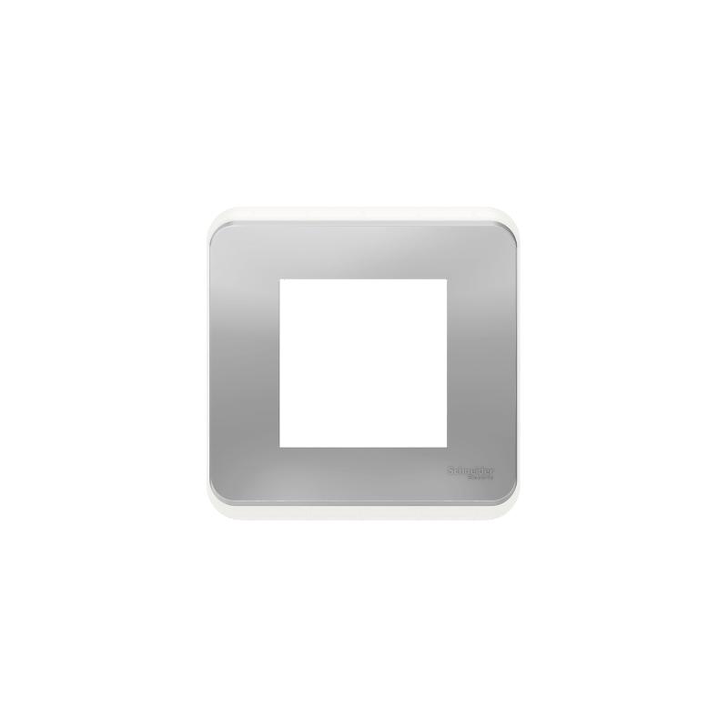 Unica Pro plaque de finition Alu 1 poste SCHNEIDER NU400230