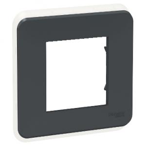 Unica Pro plaque de finition Anthracite 1 poste SCHNEIDER NU400254 2