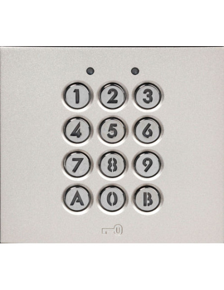 Module clavier 100 codes 2 relais avec façade pour gamme gt GTAC AIPHONE 200071