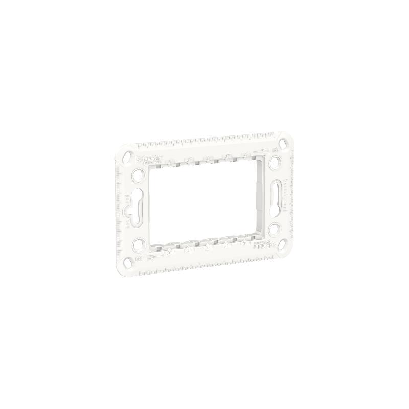 Unica support de fixation 3 mod plastique SCHNEIDER NU7103P