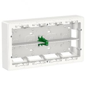 Unica boîte de concentration saillie 2 rang de 10 mod Blanc anti à compl SCHNEIDER NU821020 2