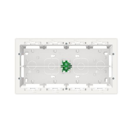 Unica boîte de concentration saillie 2 rang de 10 mod Blanc anti à compl SCHNEIDER NU821020