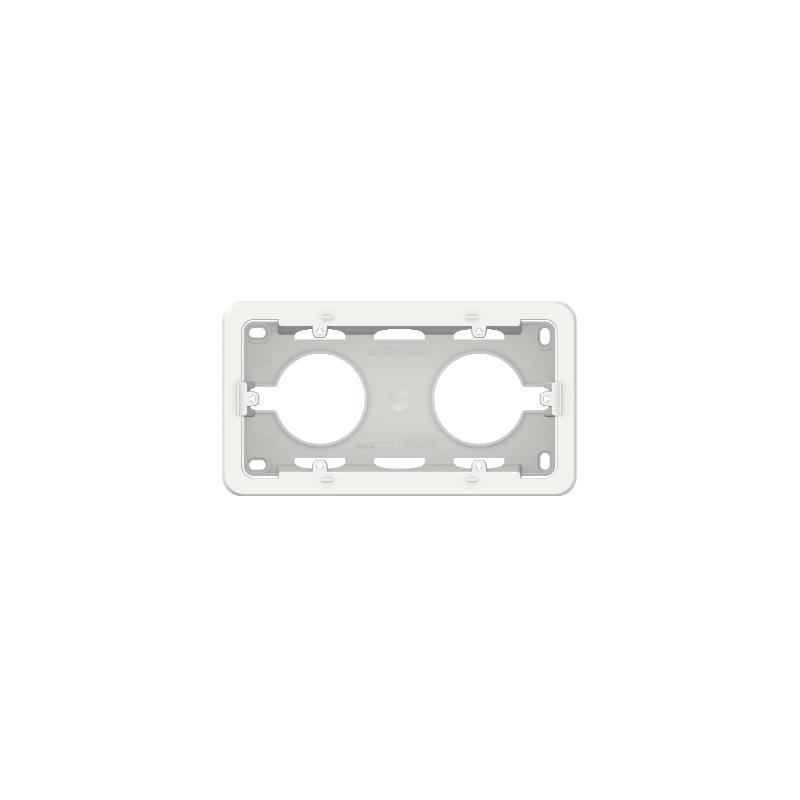 Unica boîte en saillie Blanc 2 postes SCHNEIDER NU840418