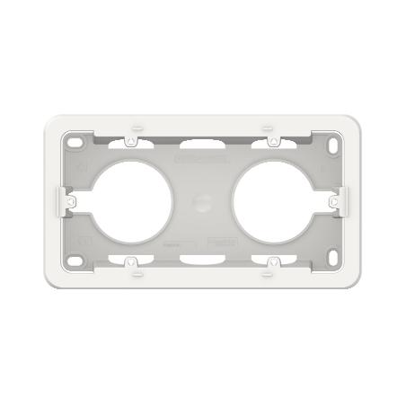 Unica boîte en saillie Blanc 2 postes SCHNEIDER NU840418