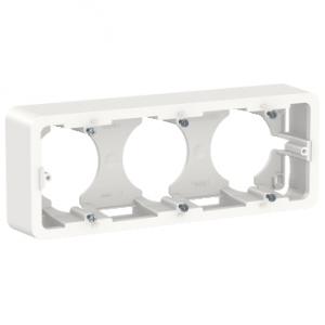 Unica boîte en saillie Blanc 3 postes SCHNEIDER NU840618 2