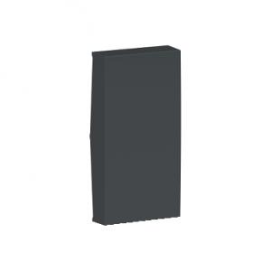 Unica enjoliveur interrupteur ou bouton-poussoir 1 mod Anthracite SCHNEIDER NU910054 2