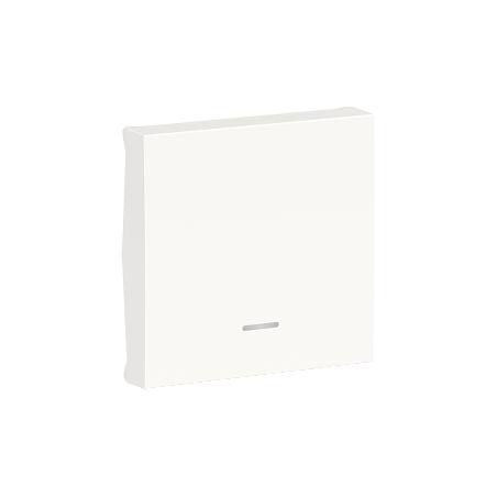 Unica enjoliveur interrupteur ou bouton-poussoir lumineux 2 mod Blanc anti SCHNEIDER NU920020N