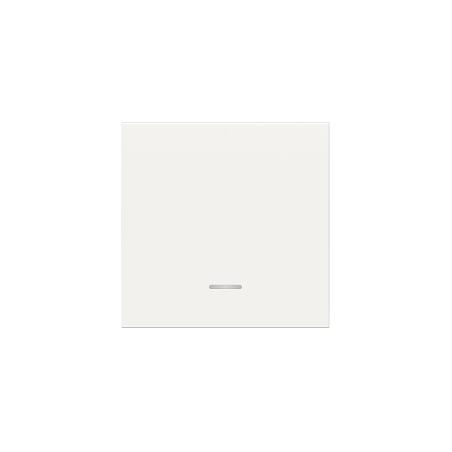 Unica enjoliveur interrupteur ou bouton-poussoir lumineux 2 mod Blanc anti SCHNEIDER NU920020N