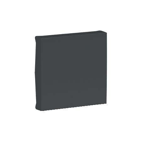 Unica enjoliveur interrupteur ou bouton-poussoir 2 mod Anthracite SCHNEIDER NU920054