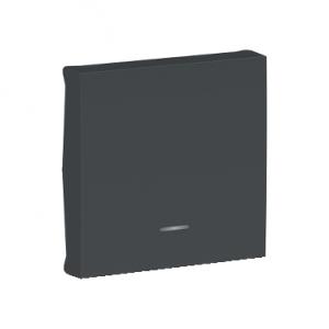 Unica enjoliveur interrupteur ou bouton-poussoir lumineux 2 mod Anthracite SCHNEIDER NU920054N 2