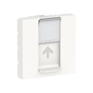 Unica prise pour 1 RJ45 S-One 2 mod Blanc méca seul SCHNEIDER NU941118 2