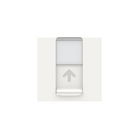 Unica prise pour 1 RJ45 S-One 2 mod Blanc méca seul SCHNEIDER NU941118