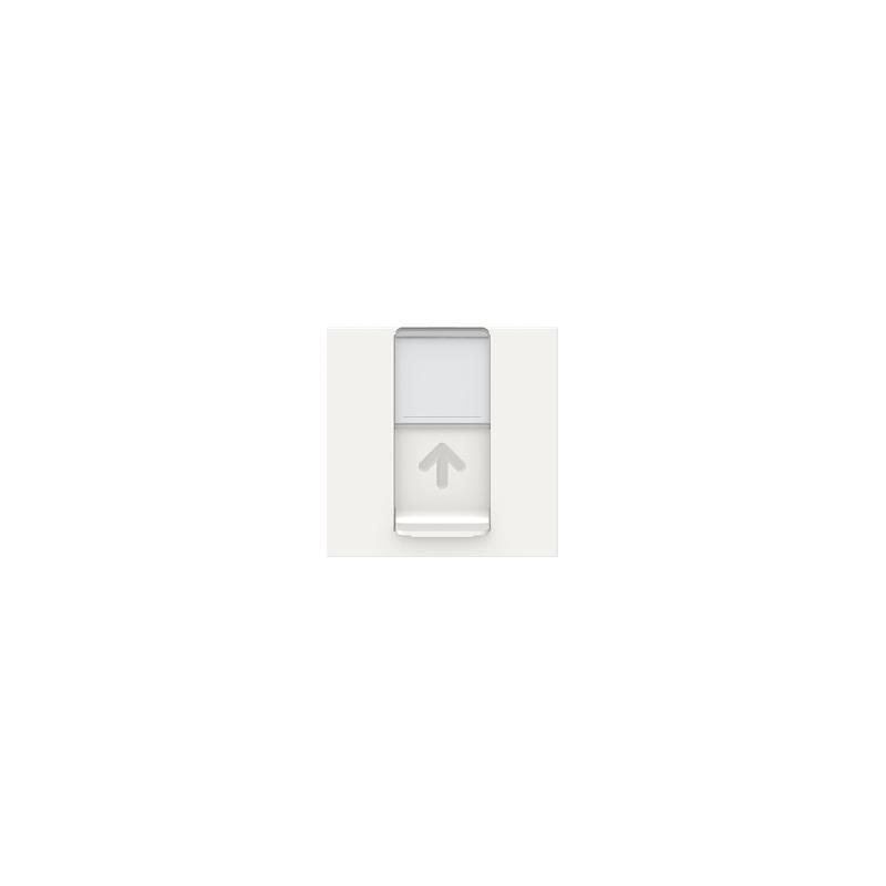 Unica prise pour 1 RJ45 S-One spéciale goulotte 2 mod Blanc méca seul SCHNEIDER NU941118T