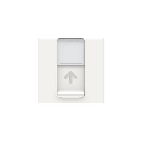 Unica prise pour 1 RJ45 S-One spéciale goulotte 2 mod Blanc méca seul SCHNEIDER NU941118T