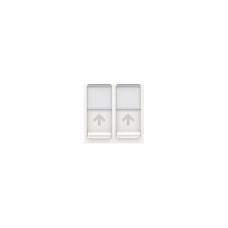Unica prise pour 2 RJ45 S-One 2 mod Blanc méca seul SCHNEIDER NU942018