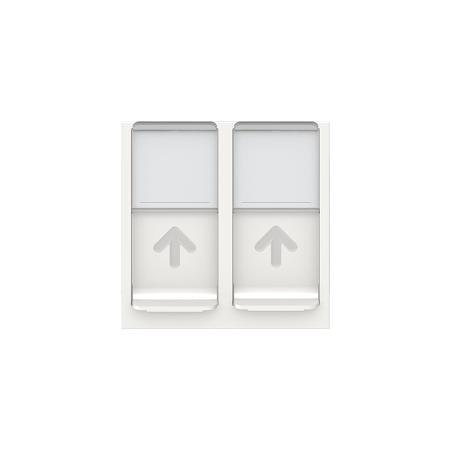 Unica prise pour 2 RJ45 S-One 2 mod Blanc méca seul SCHNEIDER NU942018