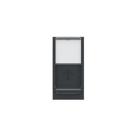 Unica prise pour 1 RJ45 Keystone/Systimax 1 mod Anthracite méca seul SCHNEIDER NU946054