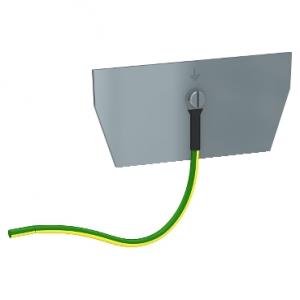 Unica cloison de séparation métal pour boîte de concentration 2 rang 8 mod SCHNEIDER NU9802 2