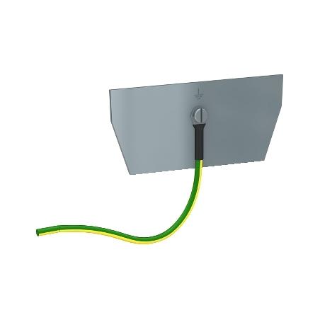 Unica cloison de séparation métal pour boîte de concentration 2 rang 8 mod SCHNEIDER NU9802