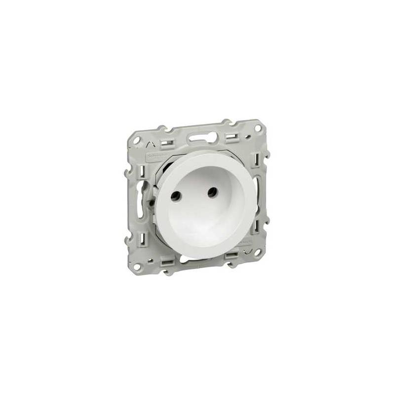 Odace prise de courant 2P à vis connexion rapide SCHNEIDER