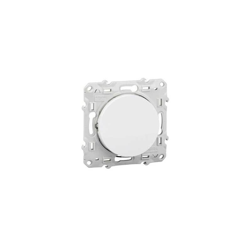 Va et vient lumineux Blanc 10 A à vis LED orange 1 5 mA local. ou temoin ODACE SCHNEIDER S520263