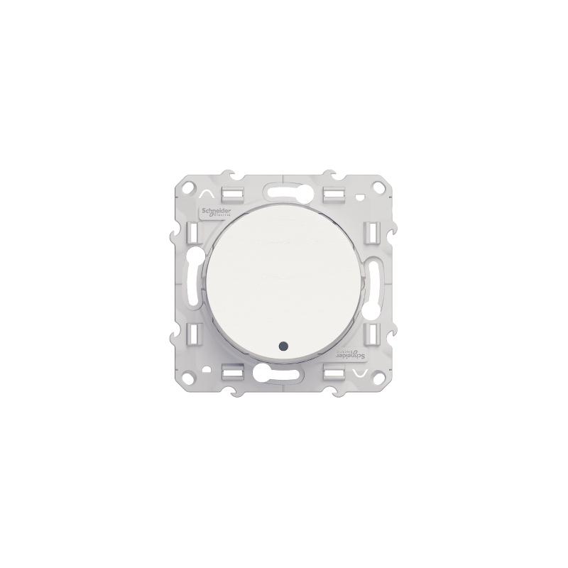 Odace poussoir lumineux 10 A à vis LED bleu 0 15 mA localisation SCHNEIDER