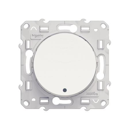 Odace poussoir lumineux 10 A à vis LED bleu 0 15 mA localisation SCHNEIDER