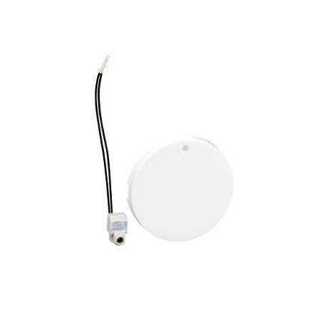 Odace enjoliveur Blanc livré avec 1 LED bleu 0 15 mA connexion par câble SCHNEIDER S520297