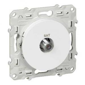 Odace prise SAT Blanc à vis SCHNEIDER S520446 2