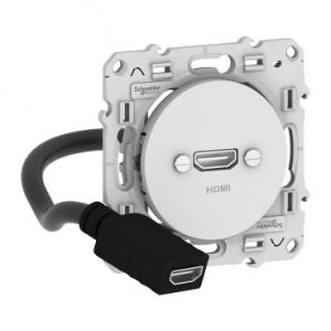 ODACE PRISE HDMI TYPE A BLANC SCHNEIDER S520462 2