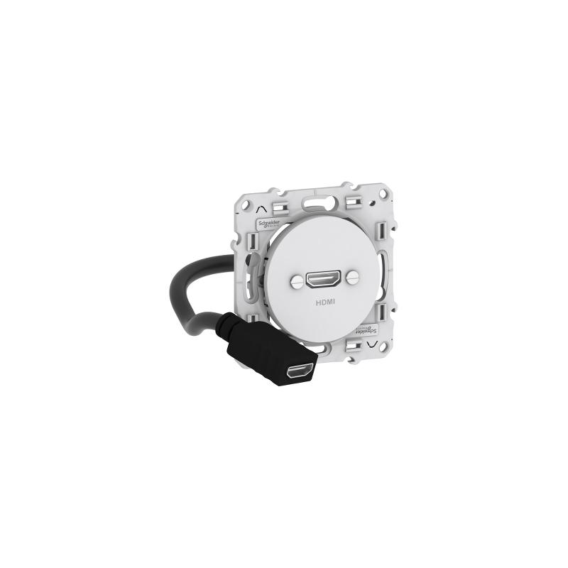 ODACE PRISE HDMI TYPE A BLANC SCHNEIDER S520462