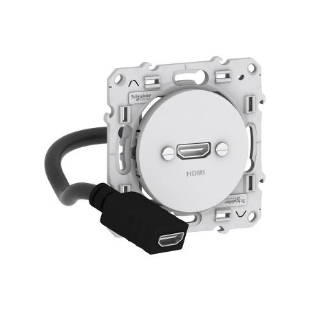 ODACE PRISE HDMI TYPE A BLANC SCHNEIDER S520462